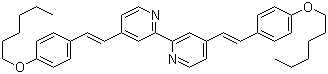 4,4-Bis[(1e)-2-[4-(hexyloxy)phenyl]ethenyl]-2,2-bipyridine Structure,846563-66-4Structure