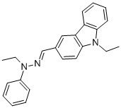 9-Ethylcarbazole-3-carboxaldehyde N-Ethyl-N-phenylhydrazone Structure,84678-52-4Structure