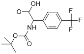 N-boc-2-(4-trifluoromethyl-phenyl)-dl-glycine Structure,847147-40-4Structure