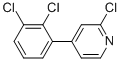 2-Chloro-4-(2,3-dichlorophenyl)pyridine Structure,847405-89-4Structure