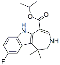 Azepino[4,5-b]indole-5-carboxylic acid, 9-fluoro-1,2,3,6-tetrahydro-1,1-dimethyl-, 1-methylethyl ester Structure,847865-45-6Structure