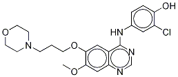 2-Chloro-4-[[7-methoxy-6-[3-(4-morpholinyl)propoxy]-4-quinazolinyl]amino]phenol Structure,847949-50-2Structure