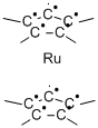 Bis(pentamethylcyclopentadienyl)ruthenium Structure,84821-53-4Structure