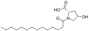 N-Tetradecanoyl-4-hydroxy-L-proline Structure,848390-99-8Structure