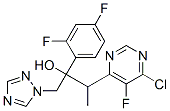 3-(6-Chloro-5-fluoropyrimidin-4-yl)-2-(2,4-difluorophenyl)-1-(3-chloro-1H-1,2,4-triazol-1-yl)butan-2-ol hydrochloride Structure,848469-29-4Structure