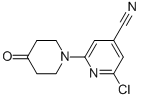 2-Chloro-6-(4-oxopiperidin-1-yl)isonicotinonitrile Structure,848499-11-6Structure