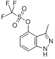 3-Methyl-1h-indazol-4-yl trifluoromethanesulfonate Structure,848678-69-3Structure