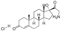 21-Amino-17-hydroxyprogesterone hydrochloride Structure,84869-30-7Structure