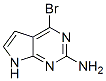 4-Bromo-7H-pyrrolo [2,3-d]pyrimidin-2-ylamine Structure,848694-32-6Structure