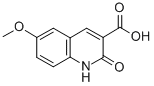 6-Methoxy-2-oxo-1,2-dihydro-quinoline-3-carboxylicacid Structure,848824-88-4Structure