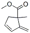 3-Cyclopentene-1-carboxylicacid,1-methyl-2-methylene-,methylester(9ci) Structure,84883-94-3Structure