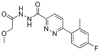 3-Pyridazinecarboxylic acid, 6-(4-fluoro-2-methylphenyl)-, 2-(methoxyacetyl)hydrazide Structure,848953-33-3Structure