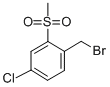 1-(Bromomethyl)-4-chloro-2-(methylsulfonyl)benzene Structure,849035-64-9Structure