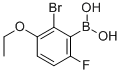 2-Bromo-3-ethoxy-6-fluorophenylboronic acid Structure,849052-19-3Structure