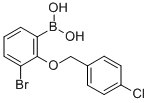 3-Bromo-2-(4-chlorobenzyloxy)phenylboronic acid Structure,849052-23-9Structure