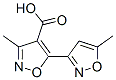 3-Methyl-5-(5-methylisoxazol-3-yl)isoxazole-4-carboxylic acid Structure,849066-63-3Structure