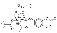 4-Methylumbelliferyl 2-acetamido-2-deoxy-3,6-dipivaloyl-beta-d-galactopyranoside Structure,849207-59-6Structure