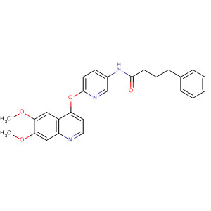 N-(6-{[6,7-bis(methyloxy)quinolin-4-yl]oxy}pyridin-3-yl)-4-phenylbutanamide Structure,849218-73-1Structure