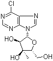 6-Chloro-9-(3-c-methyl-beta-d-ribofuranosyl)-9h-purine Structure,849241-91-4Structure