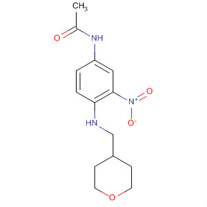 N-{3-nitro-4-[(tetrahydro-2h-pyran-4-ylmethyl)amino]phenyl}acetamide Structure,849351-32-2Structure