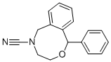 1-Phenyl-3,4,5,6-tetrahydro-1h-2,5-benzoxazocine-5-carbonitrile Structure,84940-28-3Structure