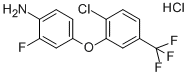 4-[2-Chloro-5-(trifluoromethyl)phenoxy]-2-fluoroanilinehydrochloride Structure,849776-61-0Structure