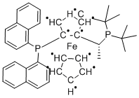 (R)-1-[(S)-2-(Di-1-naphtylphosphino)ferrocenyl]ethyldi-tert-butylphosphine Structure,849924-43-2Structure