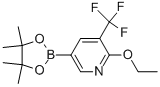 2-Ethoxy-5-(4,4,5,5-tetramethyl-1,3,2-dioxaborolan-2-yl)-3-(trifluoromethyl)-pyridine Structure,849934-84-5Structure