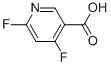 4,6-Difluoronicotinic acid Structure,849937-91-3Structure