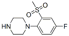 1-[4-Fluoro-2-(methylsulfonyl)phenyl]piperazine Structure,849938-78-9Structure