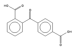 Benzophenone-2,4’-dicarboxylic acid monohydrate Structure,85-58-5Structure