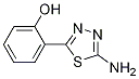 Phenol, 2-(5-amino-1,3,4-thiadiazol-2-yl)- Structure,85003-78-7Structure