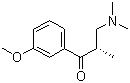 (S)-3-(dimethylamino)-1-(3-methoxyphenyl)-2-methylpropan-1-one Structure,850222-40-1Structure