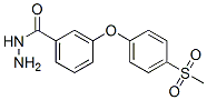 3-(4-(Methylsulfonyl)phenoxy)benzohydrazide Structure,850350-04-8Structure