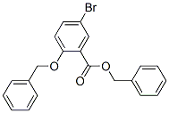 2-Benzyloxy-5-bromo-benzoic acid benzyl ester Structure,850350-09-3Structure