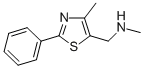 N-methyl-n-((4-methyl-2-phenyl-1,3-thiazol-5-yl)methyl)amine Structure,850375-02-9Structure