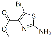 Methyl 2-amino-5-bromothiazole-4-carboxylate Structure,850429-60-6Structure