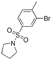 N-Pyrrolidinyl 3-bromo-4-methylbenzenesulfonamide Structure,850429-75-3Structure