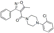 Methanone, [4-(2-chlorophenyl)-1-piperazinyl](5-methyl-3-phenyl-4-isoxazolyl)- Structure,850471-96-4Structure