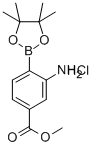 2-Amino-4-(methoxycarbonyl)benzeneboronic acid pinacol ester hydrochloride Structure,850567-49-6Structure