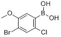 (4-Bromo-2-chloro-5-methoxy)benzeneboronic acid Structure,850567-94-1Structure