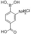 (2-Amino-4-carboxy)benzeneboronic acid hydrochloride Structure,850568-60-4Structure