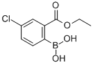 (4-Chloro-2-ethoxycarbonyl)benzeneboronic acid Structure,850568-61-5Structure