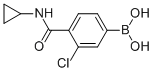 3-Chloro-4-(cyclopropylcarbamoyl)phenylboronic acid Structure,850589-44-5Structure