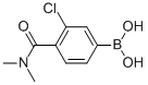 3-Chloro-4-(N,N-dimethylcarbamoyl)phenylboronic acid Structure,850589-47-8Structure