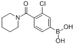 3-Chloro-4-(piperidine-1-carbonyl)phenylboronic acid Structure,850589-50-3Structure