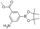 3-Amino-5-methoxycarbonylphenylboronic acid pinacol ester Structure,850689-27-9Structure