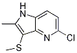 5-Chloro-2-methyl-3-(methylthio)-1h-pyrrolo[3,2-b]pyridine Structure,850785-54-5Structure