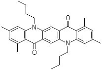 Quino[2,3-b]acridine-7,14-dione, 5,12-dibutyl-5,12-dihydro-1,3,8,10-tetramethyl- Structure,850815-10-0Structure