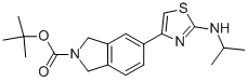 2-Boc-5-(2-isopropylamino-thiazol-4-yl)-isoindoline Structure,850877-62-2Structure